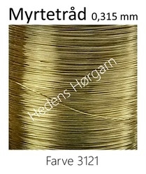 Myrtetråd 0,315 mm farve 3121 guld